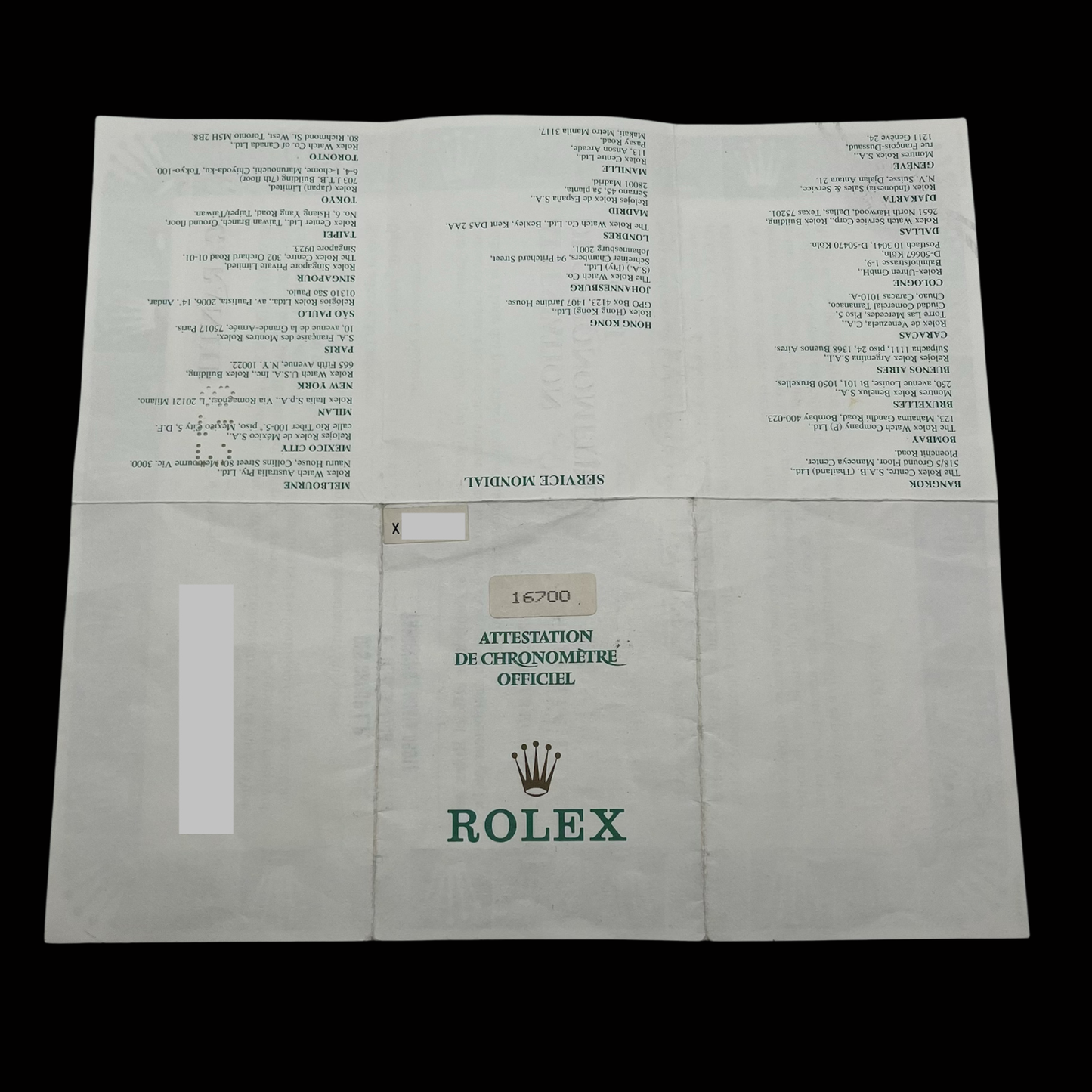 Rolex GMT-Master Ref. 16700 Year 1991