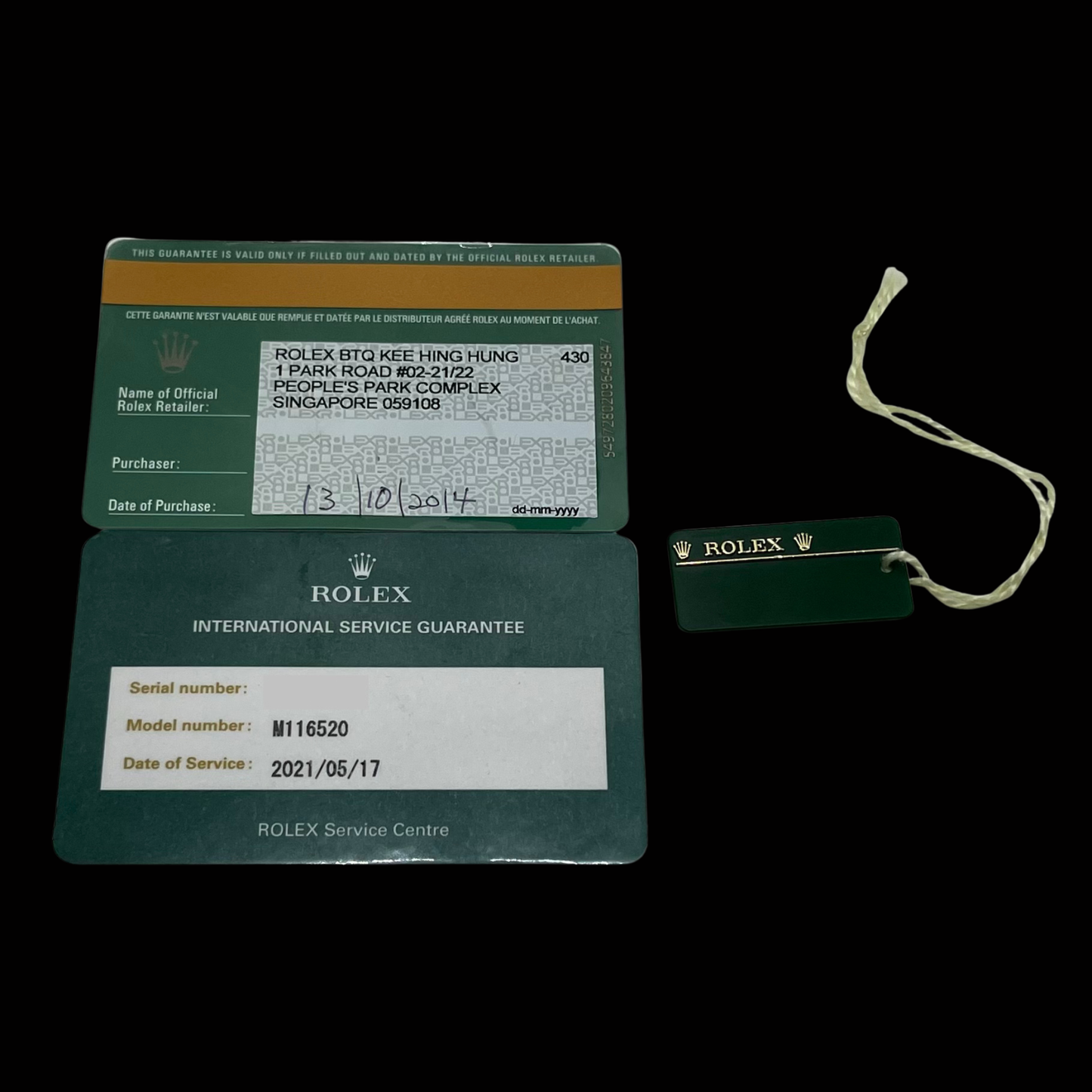 Rolex Daytona Ref. 116520 Year 2014 *CHROMALIGHT* with 2021 Rolex service