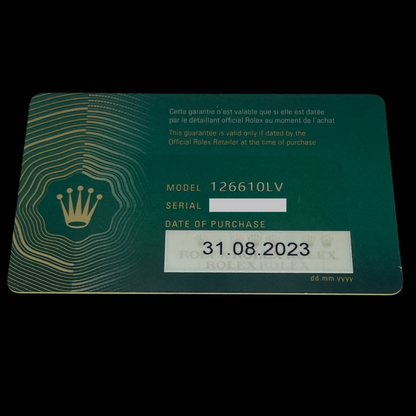 Rolex Submariner Ref. 126610LV Year 2023