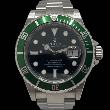 Rolex Submariner Date Ref. 16610LV NOS FULL-SET, garanzia ITA