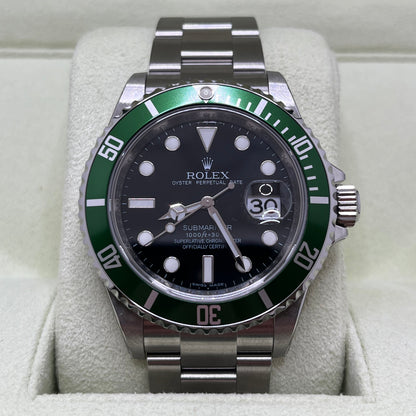 Rolex Submariner Date Ref. 16610LV NOS FULL-SET, garanzia ITA