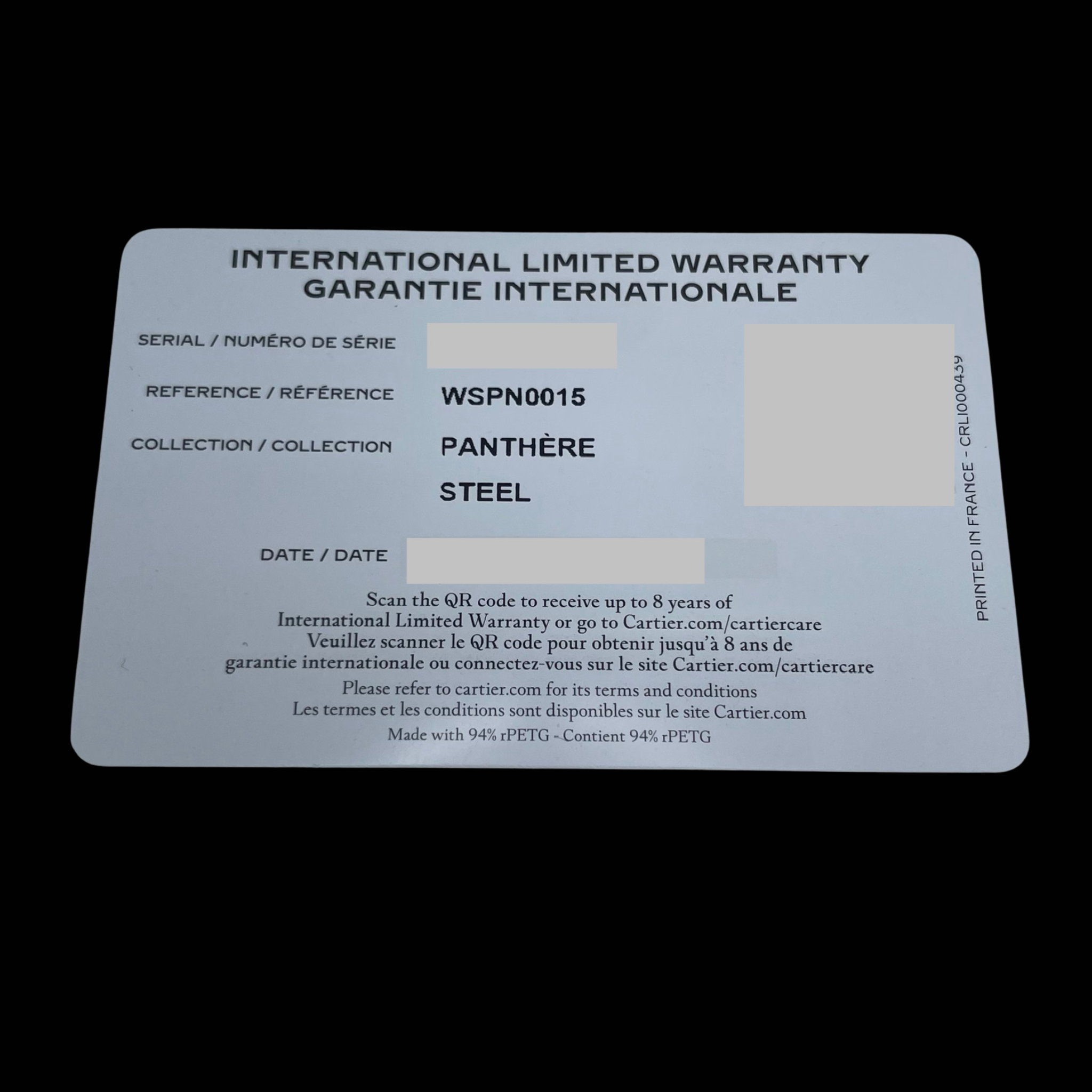 Cartier Panthère Medium Ref. WSPN0015 *NEW 01/2026*