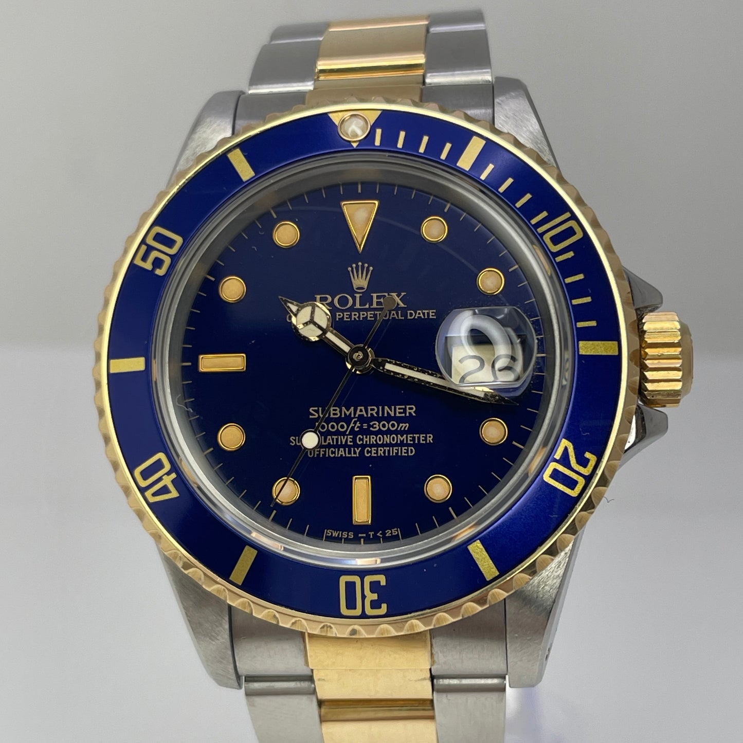 Rolex Submariner Date Ref. 16803 Never Polished Full-Set *Italian Papers*