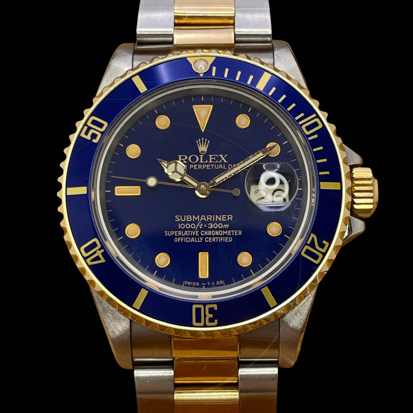 Rolex Submariner Date Ref. 16803 Never Polished Full-Set *Italian Papers*